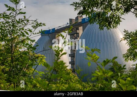 Waste water treatment plant of Emscher river in Dortmund