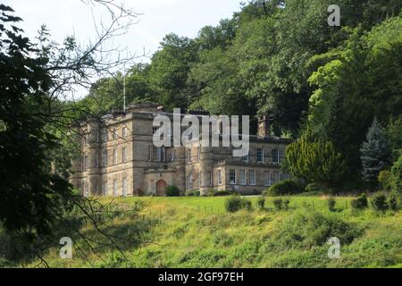 Sir Richard Arkwright’s Willersley Castle in Cromford Stock Photo