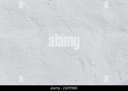 shabby white plaster texture and full frame background Stock Photo
