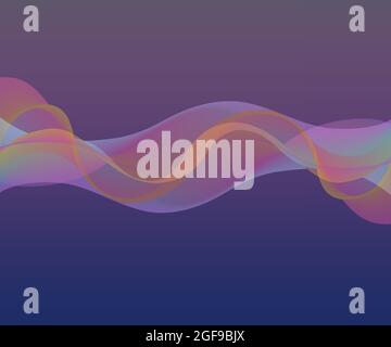 smoke wave background vector,great for banner, poster, presentation, invitation, business card design material Stock Vector