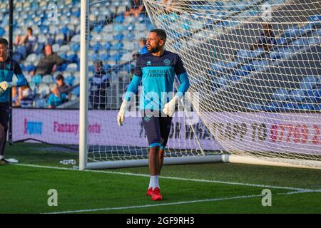 LONDON, UK. AUGUST 24TH during the Carabao Cup match between Queens Park Rangers and Oxford United at the Kiyan Prince Foundation Stadium., London on Tuesday 24th August 2021. (Credit: Ian Randall | MI News) Credit: MI News & Sport /Alamy Live News Stock Photo
