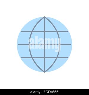 Worldwide global vector Earth illustration abstract. Business world globe network on worldwide global planet sphere. Concept communication digital int Stock Vector