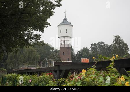 Water tower of Coevorden, built in 1914, Netherlands Stock Photo