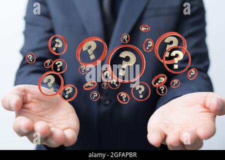 Abstract business problem solving concept. String finding route through ...
