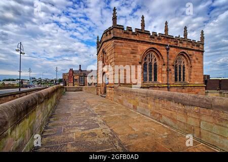 UK,South Yorkshire,Rotherham,Chapel on the Bridge Stock Photo