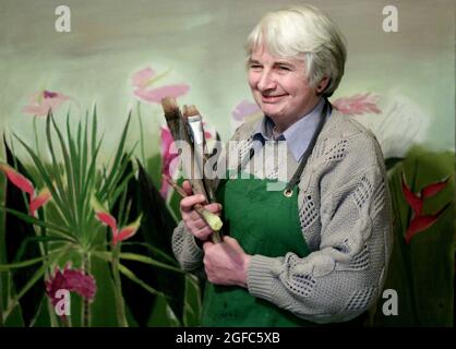 File photo dated 09/02/11 of artist Dame Elizabeth Blackadder following her Royal appointment to the ancient position of Her Majesty's Painter and Limner in Scotland. The Scottish Gallery has announced on Instagram that Dame Elizabeth Blackadder died peacefully on Monday at the age of 89. Issue date: Wednesday August 25, 2021. Stock Photo