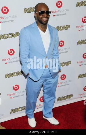 Producer Jermaine Dupri attend arrivals for the 23rd annual ASCAP Rhythm & Soul Awards at The Beverly Hilton hotel on June 25, 2010 in Los Angeles, California. Stock Photo