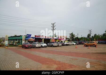 Hotel Nabanna. A restaurant at Singur, National Highway 16, Hooghly, West Bengal, India. Stock Photo