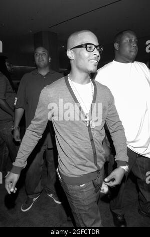 Rapper / Actor Clifford Harris Jr. aka T.I. attends arrivals for the 23rd annual ASCAP Rhythm & Soul Awards at The Beverly Hilton hotel on June 25, 2010 in Los Angeles, California. Stock Photo