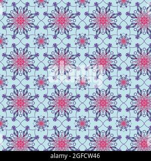 damask pattern, great for background, fabric print material, banner, poster Stock Vector