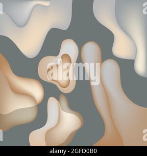 vector illustration Background texture, for poster cover designs. Elegant color abstract gradient banner template. waveform Stock Vector