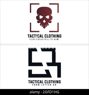 Industry business service clothing logo design vector Stock Vector