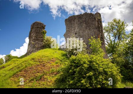 UK, Wales, Carmarthenshire, Llandovery, Castle Stock Photo