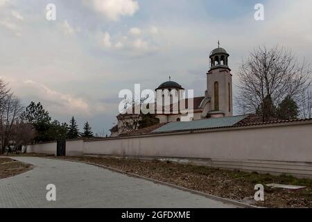 View of the Orthodox Church 'Holy Trinity' in Sofia, Bulgaria Stock Photo