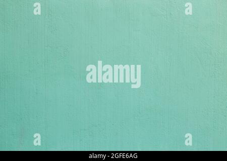 shabby green plaster wall texture and full frame background Stock Photo