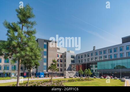 The new Grange University Hospital - Ysbyty Prifysgol y Faenor, Cwmbran, Torfaen, Gwent. July 2021. Please Credit: Phillip Roberts Stock Photo