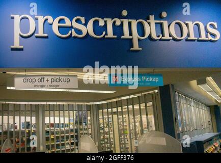 Walgreens drugstore in Brooklyn NYC Stock Photo