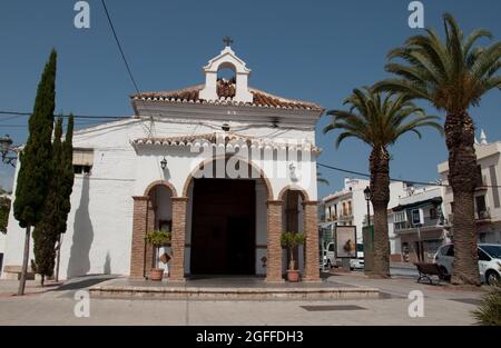 Entrance, La Ermita de Nuestra Señora de Las Angustias (Chapel of Our Lady of Anguish), Nerja, Province of Malaga, Andalucia, Spain Stock Photo