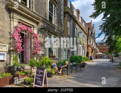 Erpingham House restaurant on Tombland, Norwich, Norfolk, East Anglia, England, UK Stock Photo