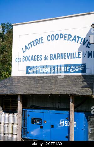 La Maison du Biscuit, Sotorsville en Beaumont, Manche department, Cotentin, Normandy Region, France Stock Photo