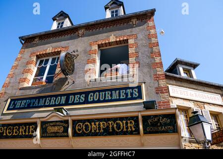 La Maison du Biscuit, Sotorsville en Beaumont, Manche department, Cotentin, Normandy Region, France Stock Photo