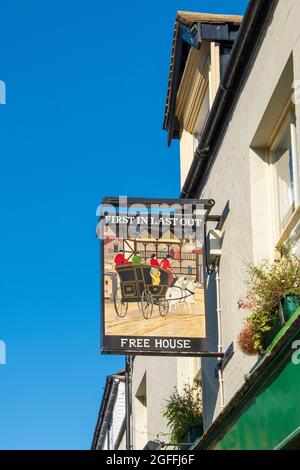 Hastings, 'First in Last Out' pub in the Old Town, East Sussex, UK Stock Photo