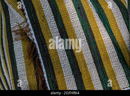 traditional romanian rug carpet background Stock Photo