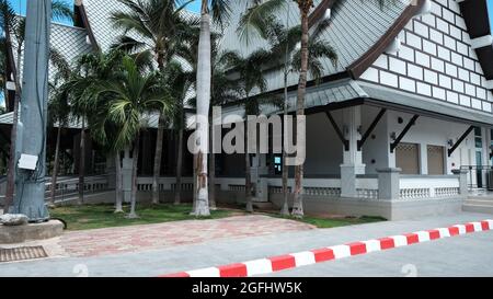 Bali Hai Pier Travel Ferry Boat House Ticket Window Pattaya to  Koh Larn Naban or Tawaen Beach South Pattaya Thailand Stock Photo