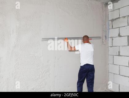 skimming a wall