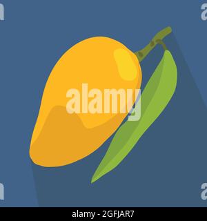 mango icon illustration. Stock Vector