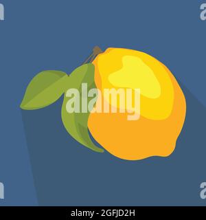 Lemon icon illustration. Stock Vector
