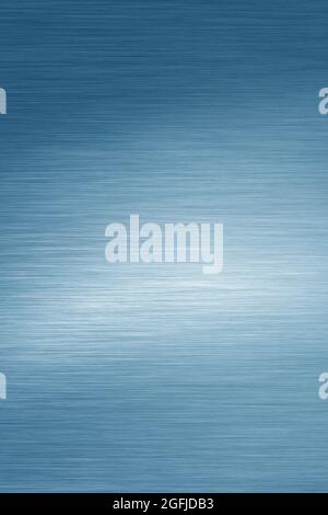 Wide Shiny smooth line metal blue color background Bright vintage Brass plate chrome panorama texture concept simple turquoise foil panel shiny backdr Stock Photo