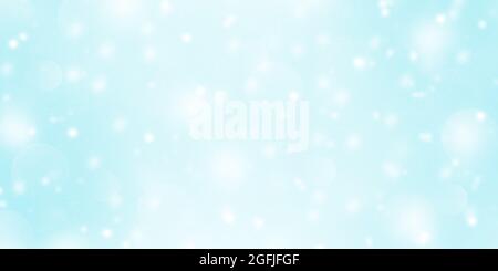 abstract light blue snow background for winter time ideas Stock Photo