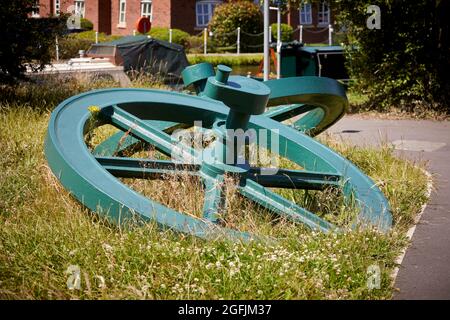 National Waterways Museum Ellesmere Port, end of the Shropshire Union Canal where it meets the Manchester Ship Canal Stock Photo