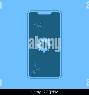 Error 404 Icon Not Found. Not Searched. Problem Stock Vector