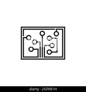 Computer-&-Internet logo creative modern logo design vector image Stock Vector