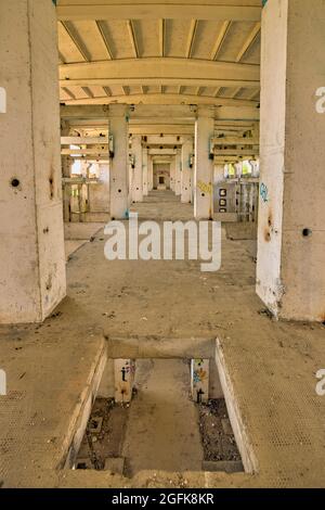 images of some industrial buildings somewhere in Romania Stock Photo