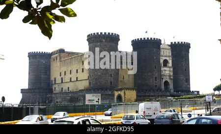 Castel Nuovo in Naples, Italy, Europe Stock Photo