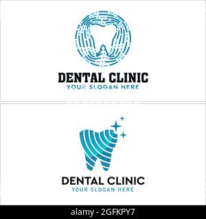 Dental logo design vector Stock Vector