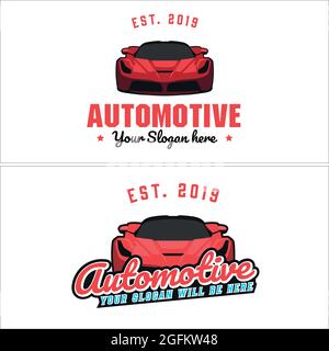 Automotive event show with car logo design Stock Vector