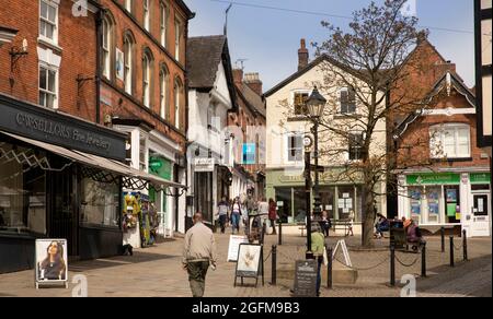 UK, England, Derbyshire, Ashbourne, Victoria Square, former Shambles – ancient meat market Stock Photo