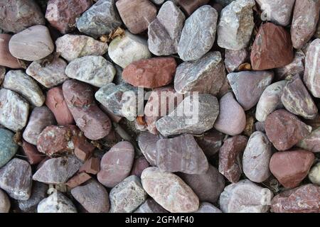 Life itself is not the reality. We are the ones who put life into stones and pebbles. Stock Photo