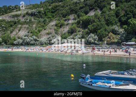 Amazing view from Kavarna, Bulgaria.Kavarna is a Black Sea coastal town and seaside resort in the Dobruja region of northeastern Bulgaria.Kavarna Bulg Stock Photo