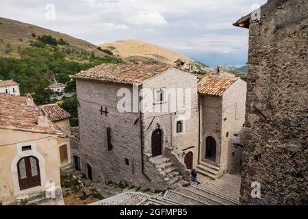 Italy, Santo Stefano di Sessanio Stock Photo