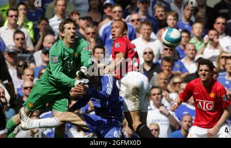 Chelsea v Manchester United Premier League 26.4.08 Stock Photo