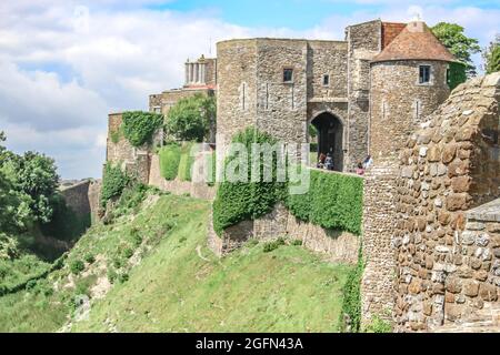 The Dover Castle in south east England UK Stock Photo