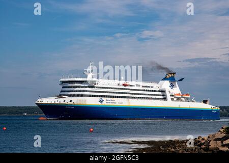 Ferry boat, North Sydney, Nova Scotia, Canada Stock Photo