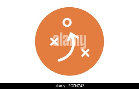 strategy icon vector from web design collection. Linear symbol for use on web and mobile apps, logo, print media Stock Vector