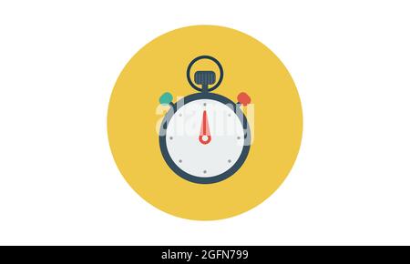 Stopwatch icon fitness and sport vector image Stock Vector