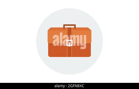 Briefcase vector icon. Business sign. Graph symbol for your web site design, logo, app, UI. Vector illustration, EPS10. Stock Vector